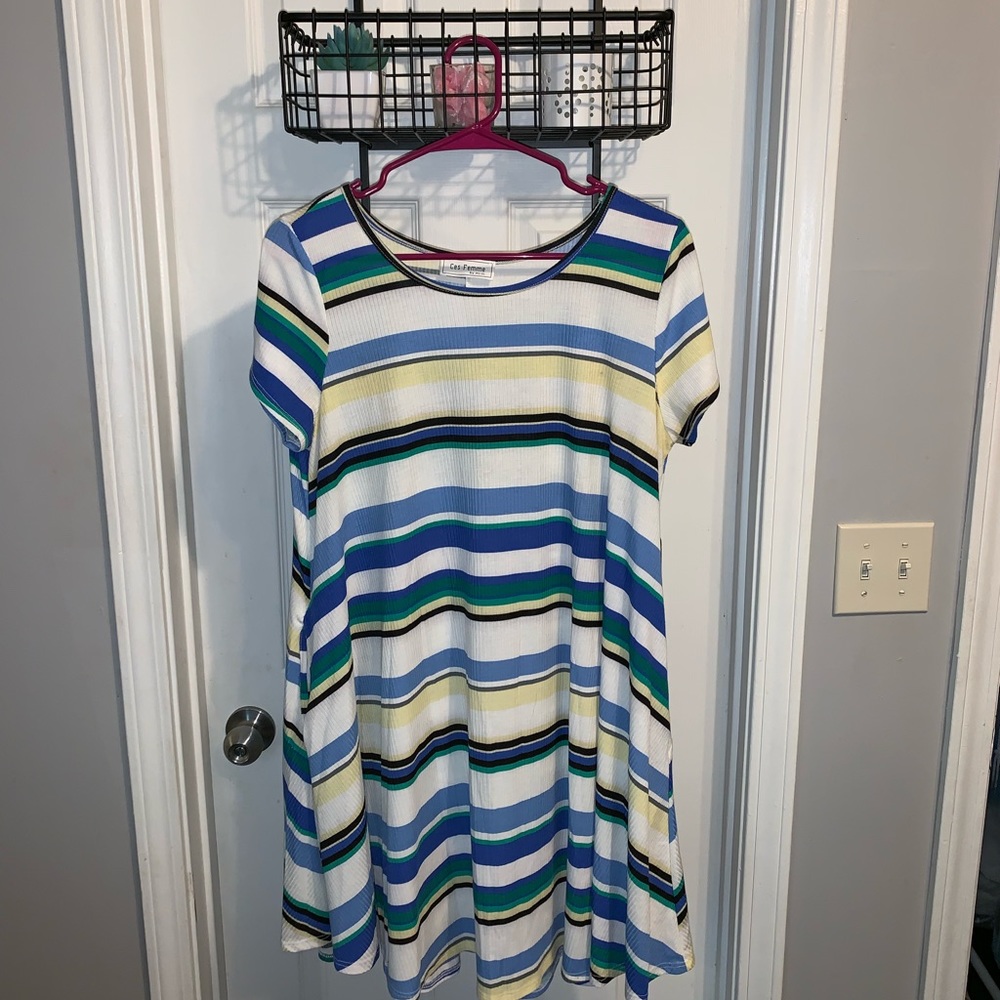 striped dress
